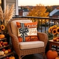 thumbnail image 1 of Fall Harvest Buffalo Plaid Throw Pillow Cover,18 Inch Autumn Pumpkin Sunflower Farmhouse Decor Cushion Case,Square Seasonal Pillow Slipcover for Sofa Porch Indoor Thanksgiving Home Decoration, 1 of 6