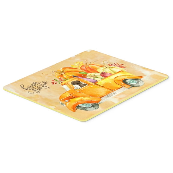 Fall Harvest Chocolate Labrador Retriever Kitchen or Bath Mat 24x36
