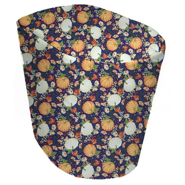 Fall Harvest Cover Compatible with Keurig Coffee Maker by Penny's Needful Things (Pumpkins on Purple) (Other Models (See Sizing Chart))
