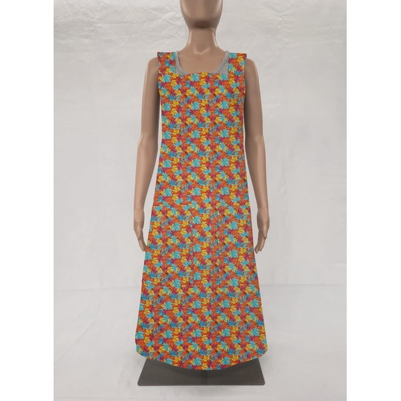 Fall Harvest Cross Back Apron by Penny's Needful Things (Colorful Leaves)