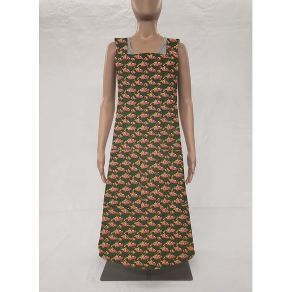 Fall Harvest Cross Back Apron by Penny's Needful Things (Vintage Truck)