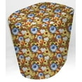 thumbnail image 1 of Fall Harvest Food Processor Cover by Penny's Needful Things (Small, Pumpkins on Brown), 1 of 1