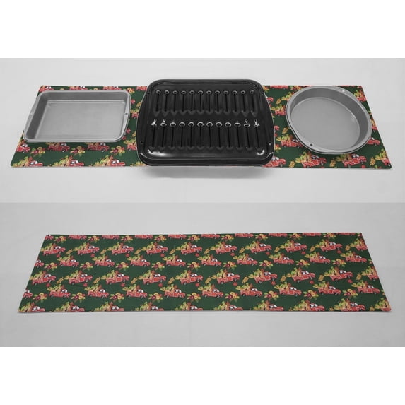Fall Harvest Hot Pads or Hot Pad Runner by Penny's Needful Things (X-Large: 21.25 x 29.5) (Vintage Truck)