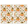 thumbnail image 1 of Fall Harvest Kitchen Towel Set of 2 - Printed Maple Leaves Dish Towels, Absorbent for Drying Decor, 1 of 3