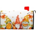 thumbnail image 1 of Fall Harvest Mailbox Cover Magnetic Large Size 25.5"x21" Autumn Thanksgiving Pumpkin Maple Leaves Mailbox Covers Fall Gnome Mailbox Wraps Post Letter Box Cover for Home Garden Yard Outdoor Decoration, 1 of 5
