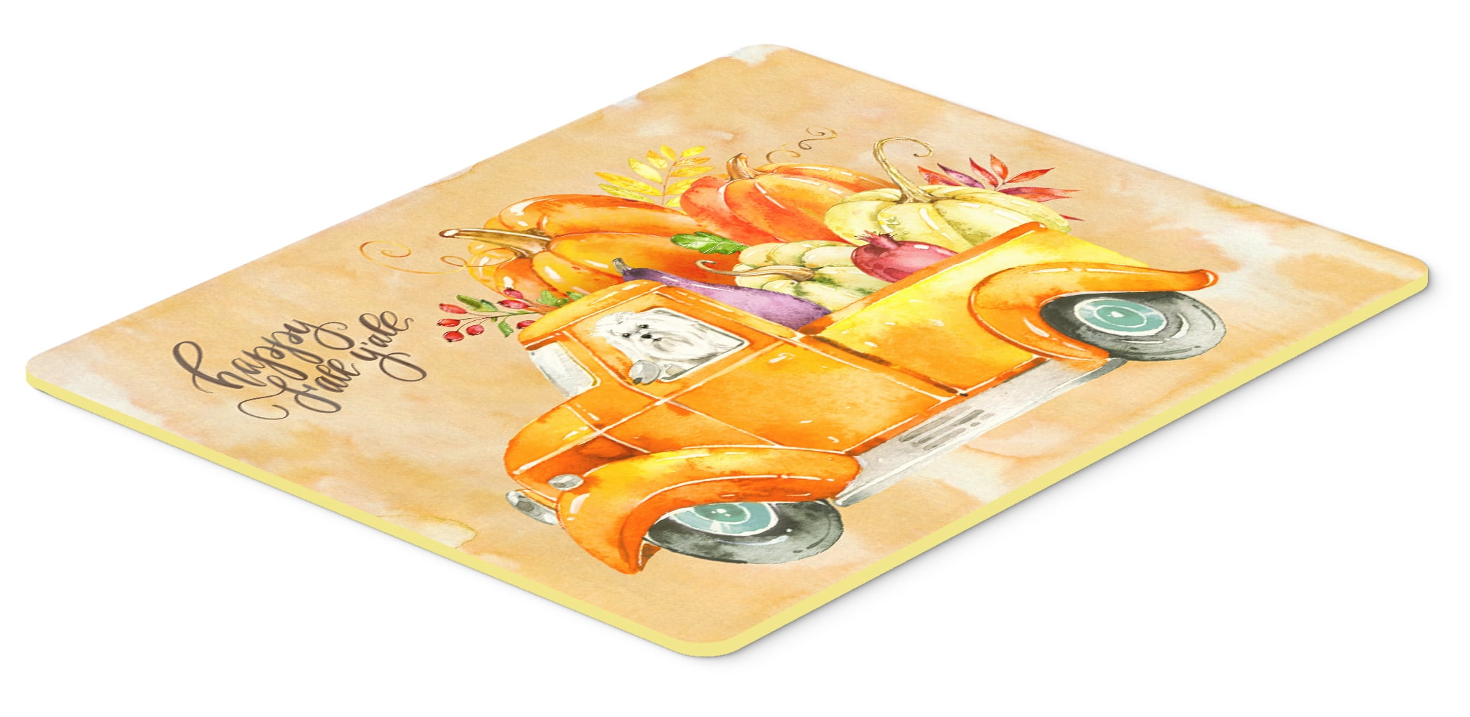 Fall Harvest Maltese Kitchen or Bath Mat 24x36