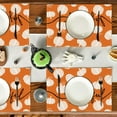 thumbnail image 1 of Fall Harvest Polyester Placemats Set - Waterproof Table Setting Decor Holiday Dinner Mats Heat-Resistant Thanksgiving Table Decorations 4-Pack(D), 1 of 6