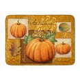 thumbnail image 1 of Fall Harvest Pumpkins Machine Washable Memory Foam Mat, 1 of 1