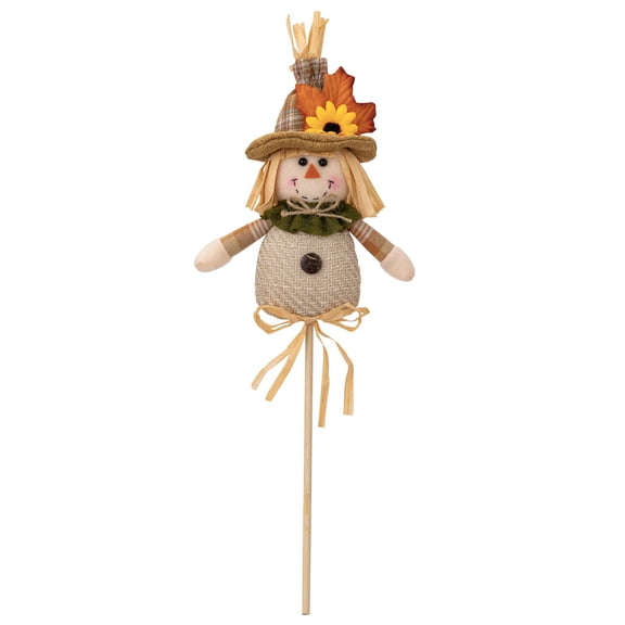 Fall Harvest Scarecrow Decorations for Garden, Home, School, Yard, Porch Birds Away Decor, Thanksgiving Decor (17 inch Scarecrow)