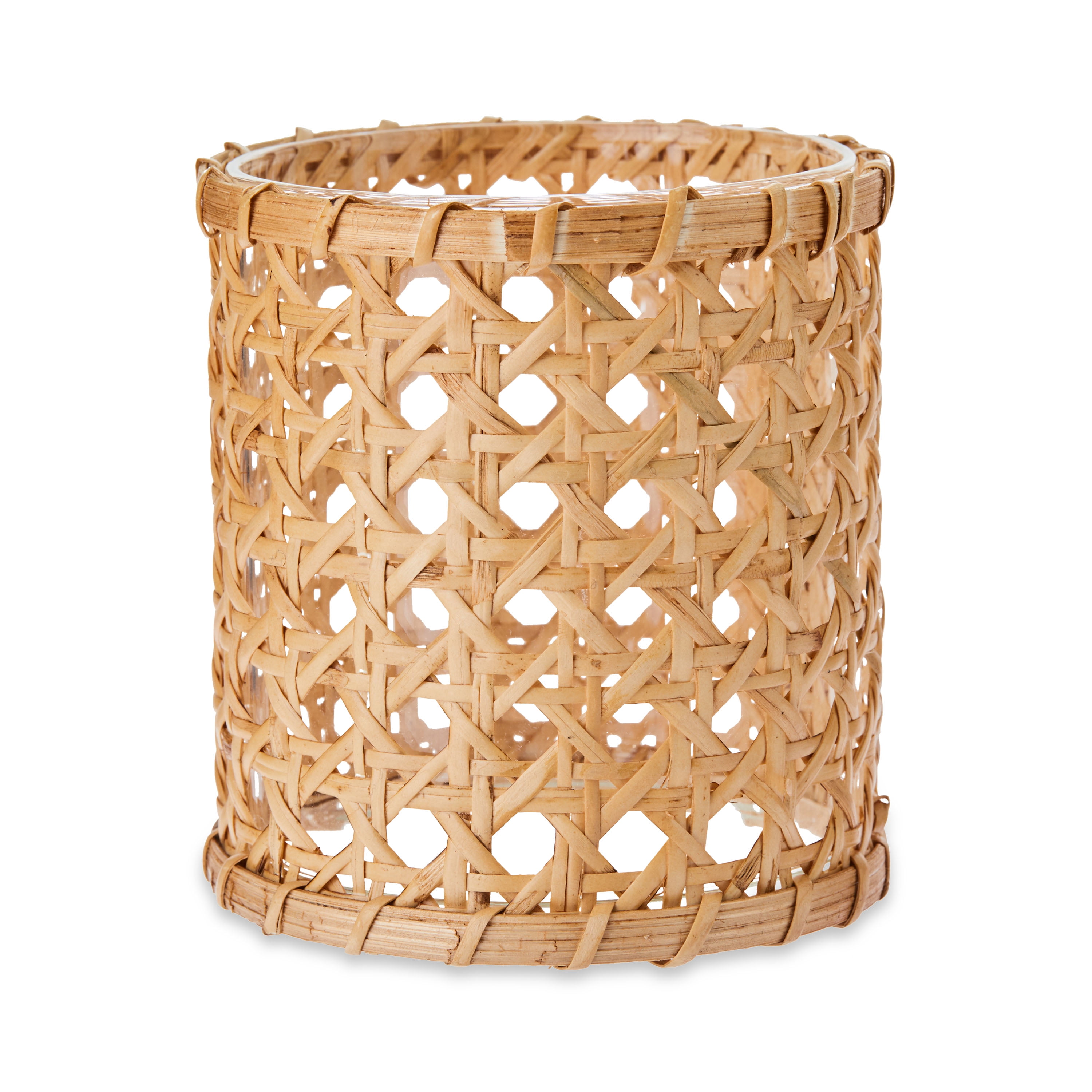 Fall, Harvest Small Rattan Candle Holder, Way to Celebrate