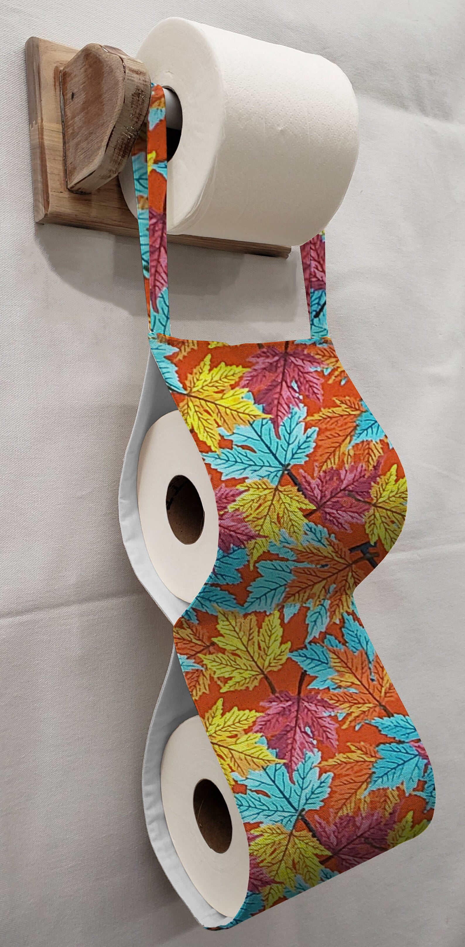Spring Flowers Toilet Paper Holder by Penny's Needful Things (Teal