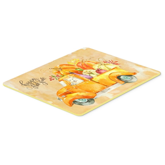 Fall Harvest White Collie Kitchen or Bath Mat 24x36