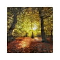 thumbnail image 1 of Fall Head Scarf, Blurry Forest Dreamy View, Head Wrap, 3 Sizes, by Ambesonne, 1 of 2