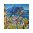 thumbnail image 1 of Fall Head Scarf, Mountain Village Austria, Head Wrap, 3 Sizes, by Ambesonne, 1 of 2