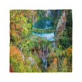 thumbnail image 1 of Fall Head Scarf, Scenic Fall Valley Lakes, Head Wrap, 3 Sizes, by Ambesonne, 1 of 2