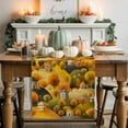 thumbnail image 1 of Fall Hills Cotton Linen Table Runner, Washable Table Runners for Kitchen, Dining Room, Holiday, Home Party Table Decor, 13x48 Inches, 1 of 9