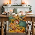 thumbnail image 1 of Fall Hills Table Runner, Autumn Thanksgiving Kitchen Dining Table Decoration for Home Party Decor 13x36 Inches, 1 of 9