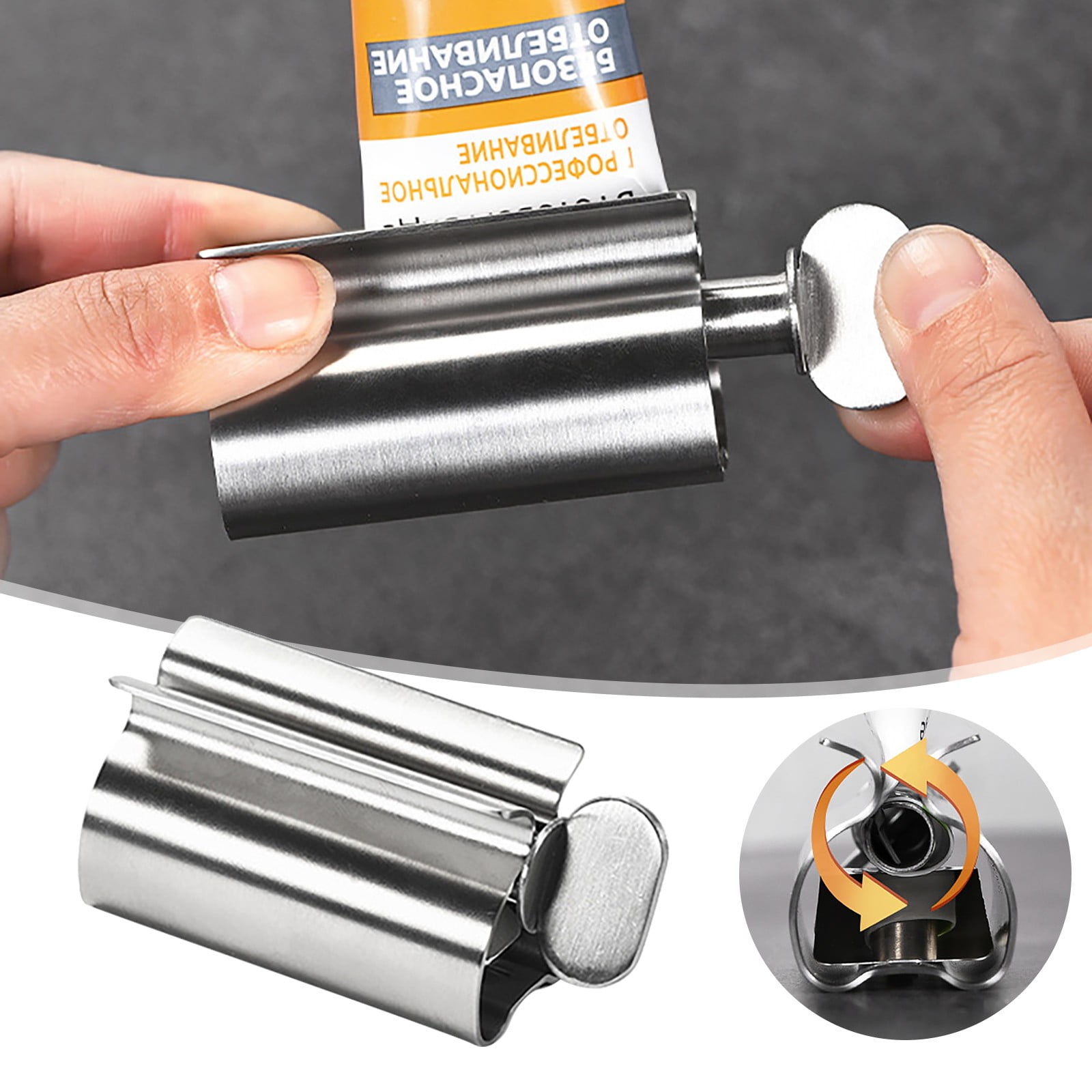 Fall Home Textiles The Toothpaste Squeezer Tube Roller Stainless Steel