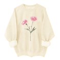 thumbnail image 1 of Fall Hoodless Sweatshirt for Women Printed Casual Crewneck Long Sleeve Ladies Loose Hoodless Sweatshirts, 1 of 4