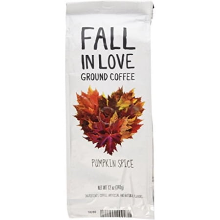 Fall In Love, Pumpkin Spice, 12 oz bag, Flavored Coffee, HARVEST LIMITED EDITION