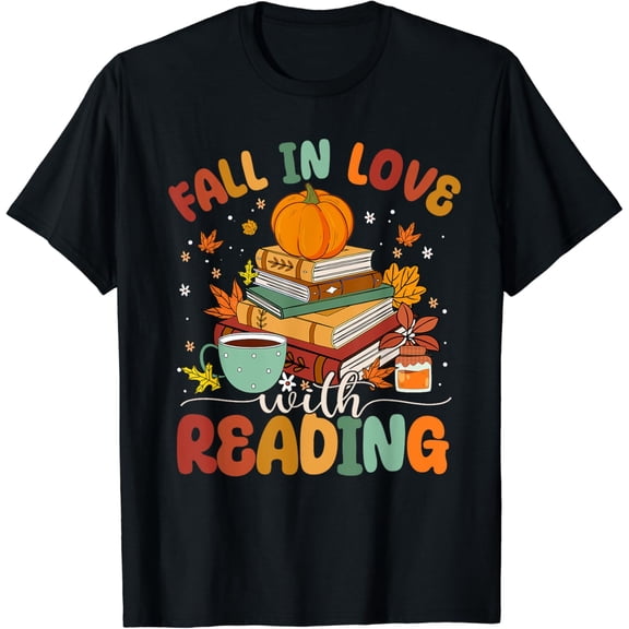 Fall In Love With Reading Fall Season T-Shirt