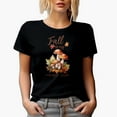 thumbnail image 1 of Fall Is My Favorite Color, Mushrooms & Autumn Leaves Art Merch Gift, Black T-Shirt, 2XL, 1 of 5
