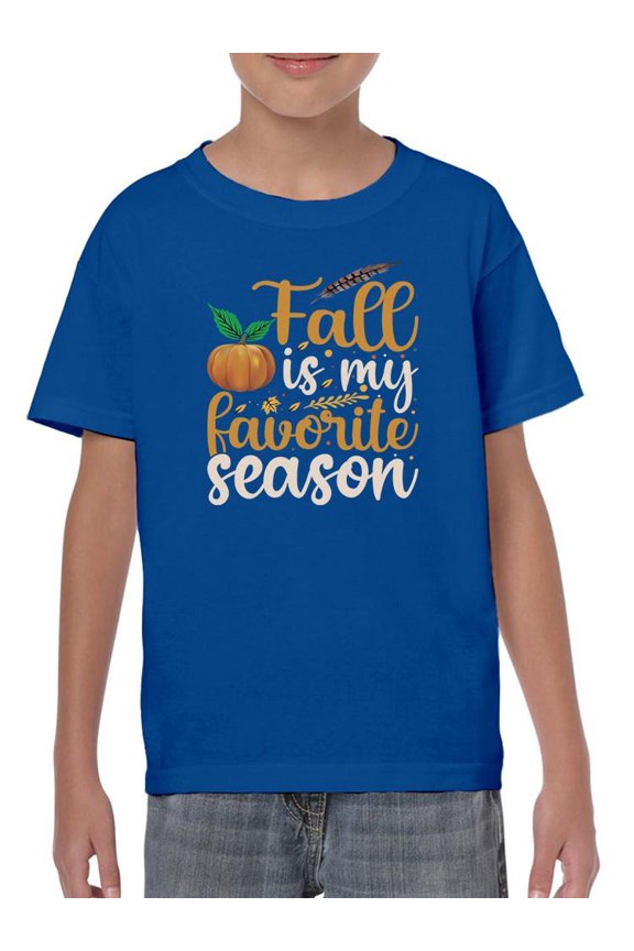 Fall Is My Favorite Season T-Shirt Juniors -Image by Shutterstock,  Large