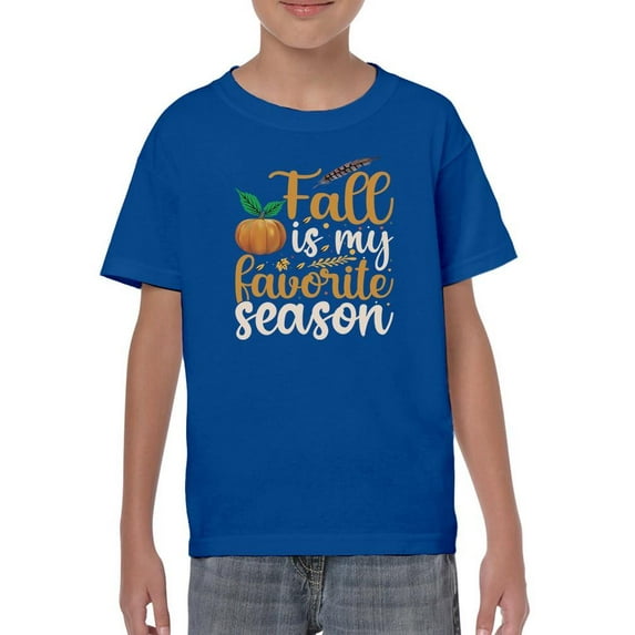 Fall Is My Favorite Season T-Shirt Juniors -Image by Shutterstock, Small