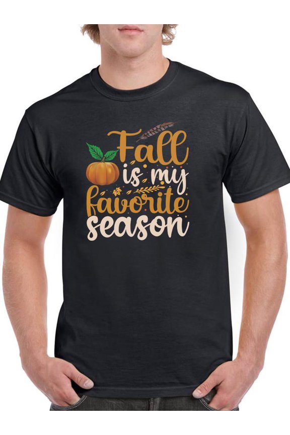 Fall Is My Favorite Season T-Shirt Men -Image by Shutterstock, Male Small