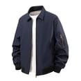 thumbnail image 1 of Fall Jacket Sevevn Men's Slim Fit Lightweight Sportswear Jacket Casual Bomber Jacket, 1 of 6