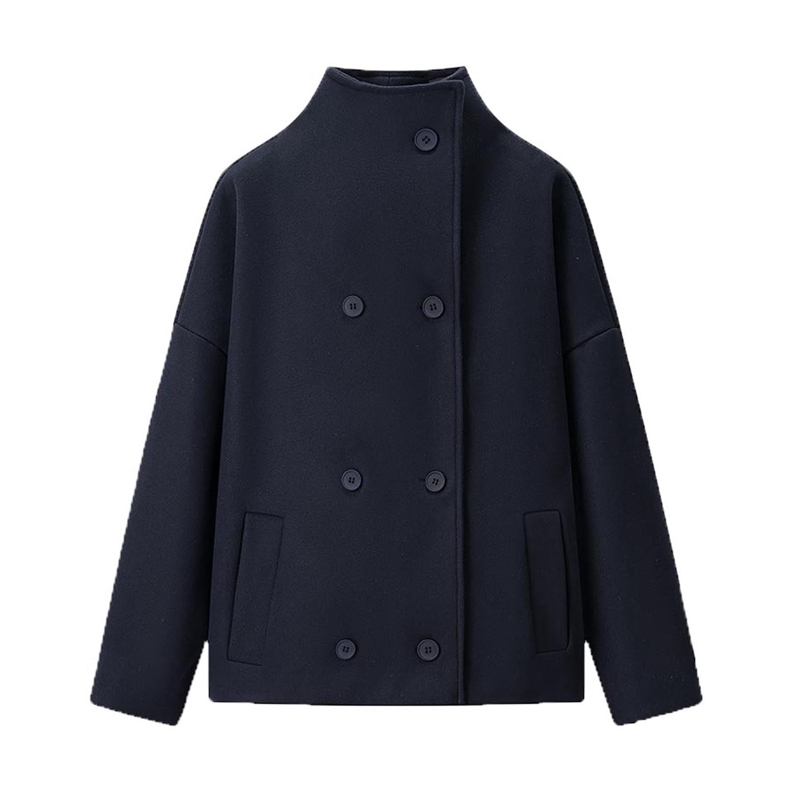 ジャケット・アウター yoke SIBLE DOUBLE-BREASTED COAT Fall-Jacket-Women-Sevevn-