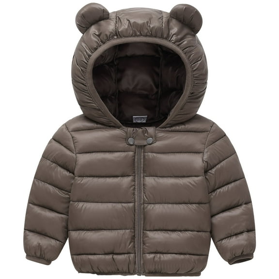 Fall Jackets for Toddlers Children's Coat Toddler Winter Coat Toddler's Heavyweight Hooded Puffer Coat Winter Clothing for Kids