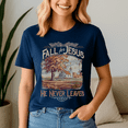 thumbnail image 1 of Fall For Jesus He Never Leaves Fall Christian Religious, Thanksgiving Shirt,Turkey Tee,Holiday Gift ,Happy Thanksgiving Tshirt,Turkey Day,Family Gobble ,Pumpkin,, 1 of 5
