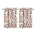 thumbnail image 1 of Fall Kitchen Curtains 36 Inch Short - 2 Panel Set, Autumn Harvest Print, Rod Pocket Window Treatment for Thanksgiving, Farmhouse, Cafe, Living Room - Machine Washable, 1 of 4