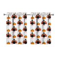 thumbnail image 1 of Fall Kitchen Curtains 36 Inch Short - 2 Panel Set, Autumn Harvest Print, Rod Pocket Window Treatment for Thanksgiving, Farmhouse, Cafe, Living Room - Machine Washable, 1 of 4
