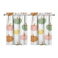 thumbnail image 1 of Fall Kitchen Curtains 36 Inch Short - 2 Panel Set, Autumn Harvest Print, Rod Pocket Window Treatment for Thanksgiving, Farmhouse, Cafe, Living Room - Machine Washable, 1 of 4