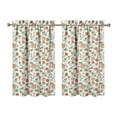 thumbnail image 1 of Fall Kitchen Curtains 39 Inch Short - 32Panel Set, Autumn Harvest Print, Rod Pocket Window Treatment for Thanksgiving, Farmhouse, Cafe, Living Room - Machine Washable, 1 of 4