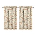 thumbnail image 1 of Fall Kitchen Curtains 39 Inch Short - 32Panel Set, Autumn Harvest Print, Rod Pocket Window Treatment for Thanksgiving, Farmhouse, Cafe, Living Room - Machine Washable, 1 of 4