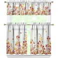 thumbnail image 1 of Fall Kitchen Curtains and Valance Set of 3, 1 of 1