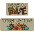 thumbnail image 1 of Fall Kitchen Mat Set,Fall Kitchen Rug,Fall Gnome Pumpkin Truck Kitchen Mat (17"x47.2"+17"x23.6"), 1 of 6