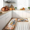thumbnail image 1 of Fall Kitchen Rugs and Mats Set of 2, Fall Decorations for Home Non Slip Backing Thanksgiving Kitchen Rug Seasonal Farmhouse Fall Holiday Autumn Harvest Low-Profile Kitchen Floor Mat 17"X47"+17"X30", 1 of 6