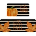 thumbnail image 1 of Fall Kitchen Rugs and Mats Set of 2,Farmhouse Style Rustic Kitchen Mat for Floor, Non-Slip Washable Kitchen Sink Mats Holiday Kitchen Decor Doormat(17x30Inch)+Runner Rug(17x47 Inch), 1 of 6