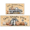 thumbnail image 1 of Fall Kitchen Rugs and Mats Set of 2, Non Slip Backing Thanksgiving Kitchen Rug Fall Decorations for Home Seasonal Farmhouse Fall Holiday Autumn Harvest Kitchen Floor Mat 17"X47"+17"X30", 1 of 6