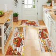 thumbnail image 1 of Fall Kitchen Rugs with Runner Sets 3 Piece Vintage Truck Seasonal Harvest Holiday Party Rugs and Mats Non Skid Washable Kitchen Floor Mats for Home Hallway Sink Laundry Decor(Be Thankful), 1 of 6