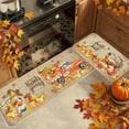 thumbnail image 1 of Fall Kitchen Rugs Set of 2,Thanksgiving Kitchen Mats for Floor,Non-Slip Washable Mats Autumn Maple Leaf Home Decor Doormat Runner Rug,Thanksgiving Rustic Floor Door Mat Home Decorations B, 1 of 6