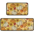 thumbnail image 1 of Fall Kitchen Rugs and Mats Set of 2 Piece Non-Slip Washable Pumpkin Sunflower Kitchen Rug Runner Fall Decor Decorations, 1 of 5