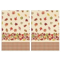 Fall Kitchen Towels Set Of 2, Absorbent and Soft Dish Towels for Farmhouse Decor, Country Kitchen.