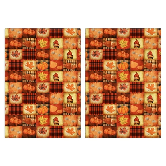 Fall Kitchen Towels Set Of 2, Absorbent and Soft Dish Towels for Farmhouse Decor, Country Kitchen.