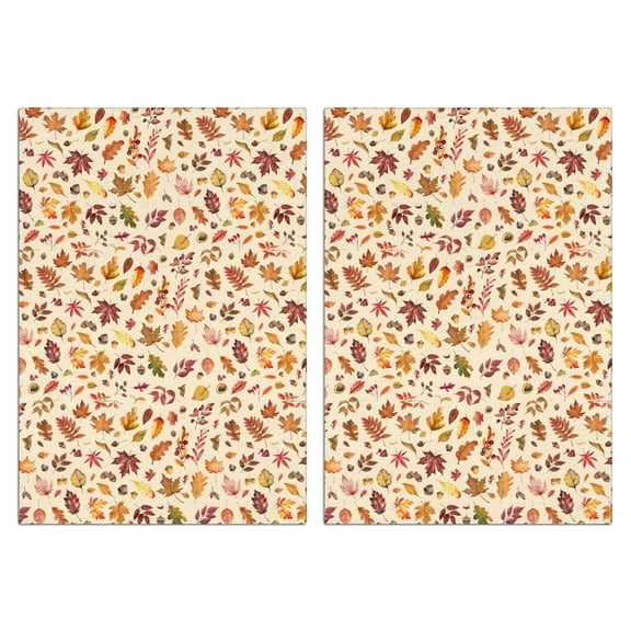 Fall Kitchen Towels Set Of 2, Absorbent and Soft Dish Towels for Farmhouse Decor, Country Kitchen.