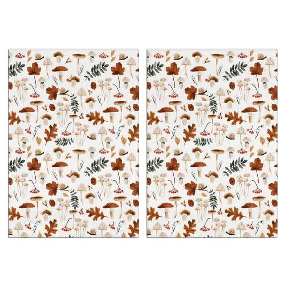 Fall Kitchen Towels Set Of 2, Absorbent and Soft Dish Towels for Farmhouse Decor, Country Kitchen.